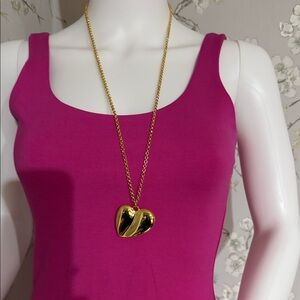 Carolee Gold Heart Necklace